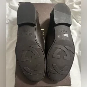 GUCCI - FREDERIK LEATHER MEN’S LOAFERS SIZE 8 Gucci Men main image 4